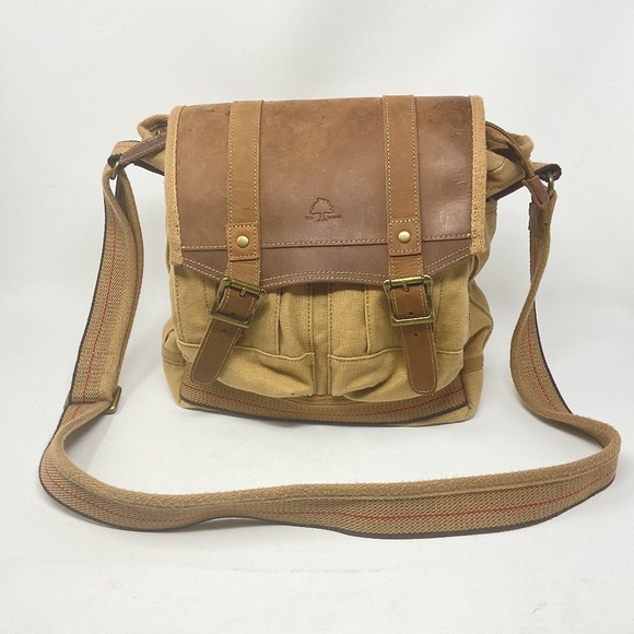The Same Direction TSD Turtle Ridge Canvas Crossbody Messenger Bag - Picture 1 of 9